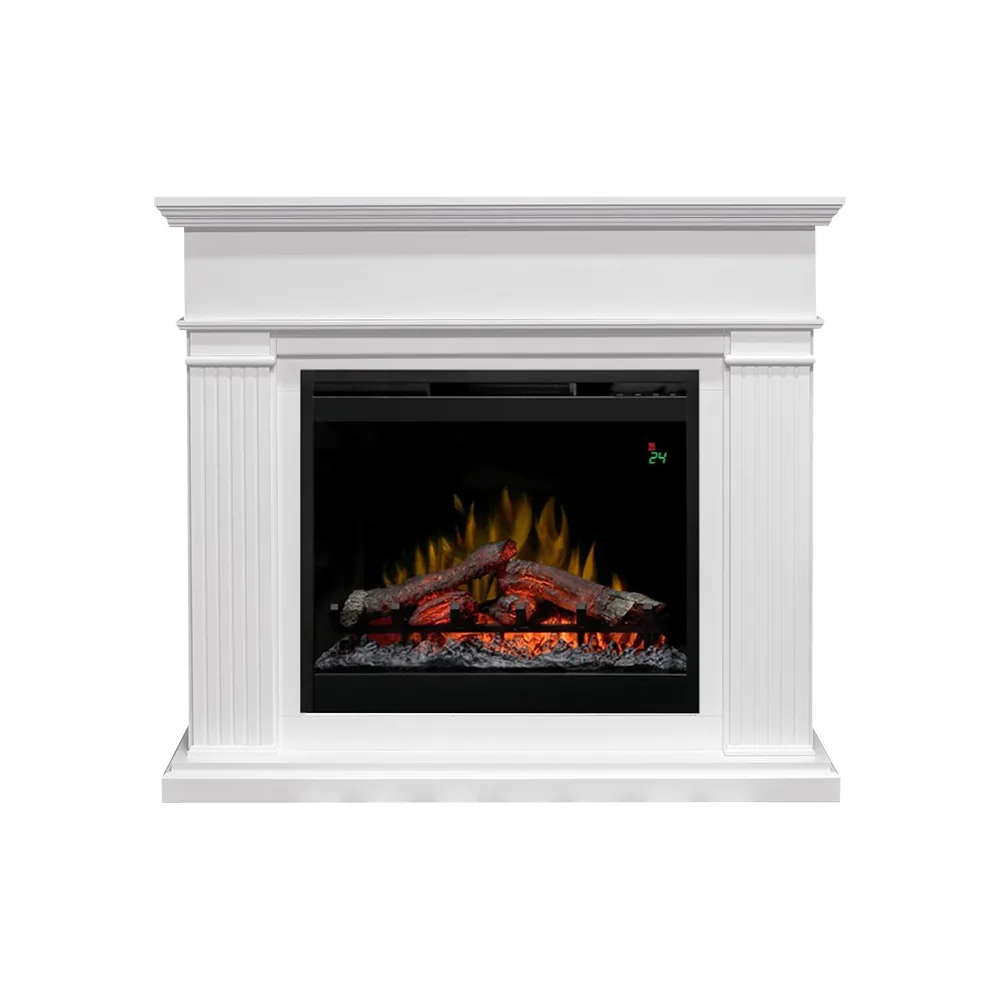 Каминокомплект Adagio - Белый с очагом Symphony 26'' DF2624L-INT