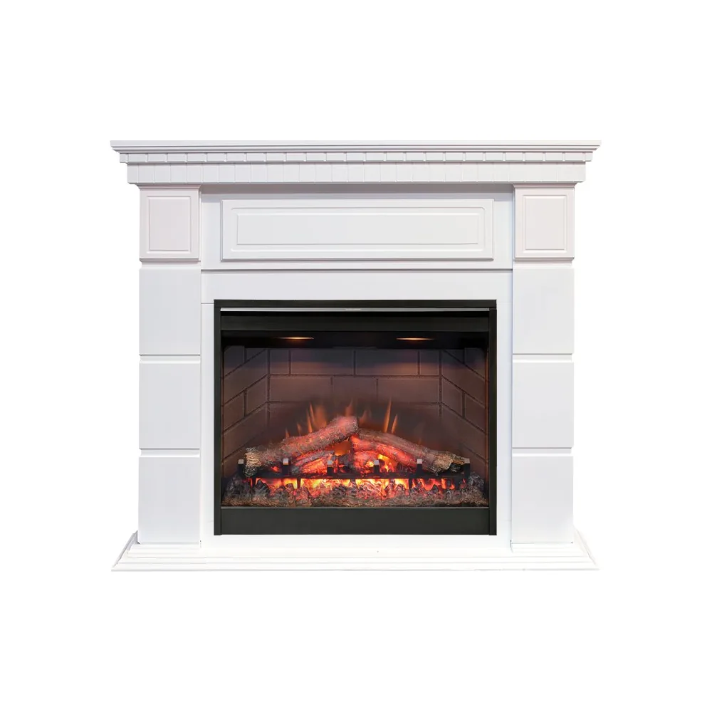 Каминокомплект Portland - Белый с очагом Symphony 26'' DF2608-INT