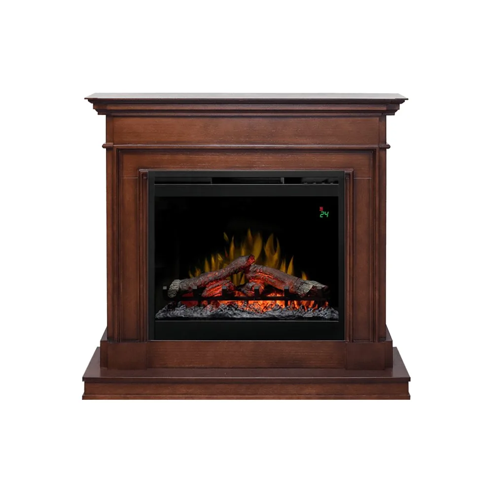 Каминокомплект Newport - Темный дуб с очагом Symphony 26'' DF2624L-INT