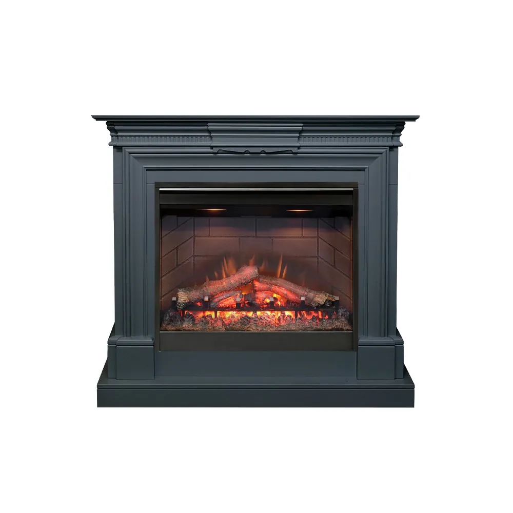 Каминокомплект Chelsea - Серый графит (Ширина 1150 мм) с очагом Symphony 26'' DF2608-INT
