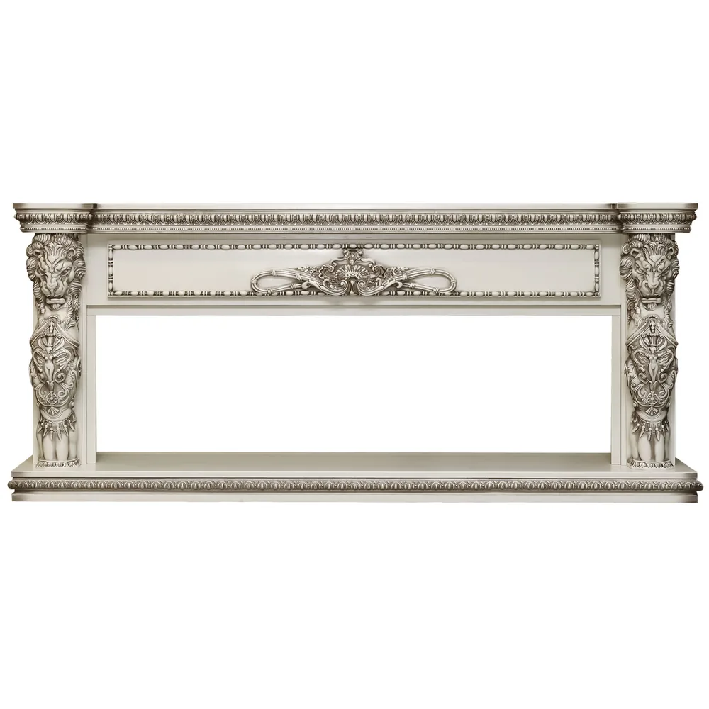 Портал Royal Flame Windsor 60 - Слоновая кость с темной патиной