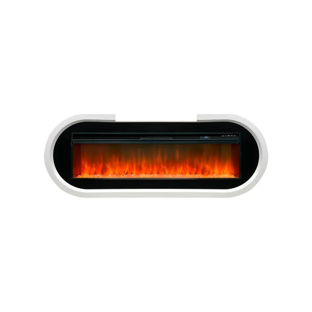 Каминокомплект Soho - Белый с черным с очагом Vision 60 LED