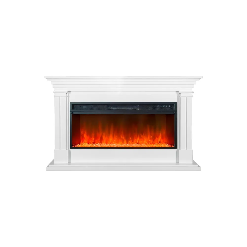 Каминокомплект Lyon 42 SFT (Разборный) - Белый с очагом Vision 42 LED