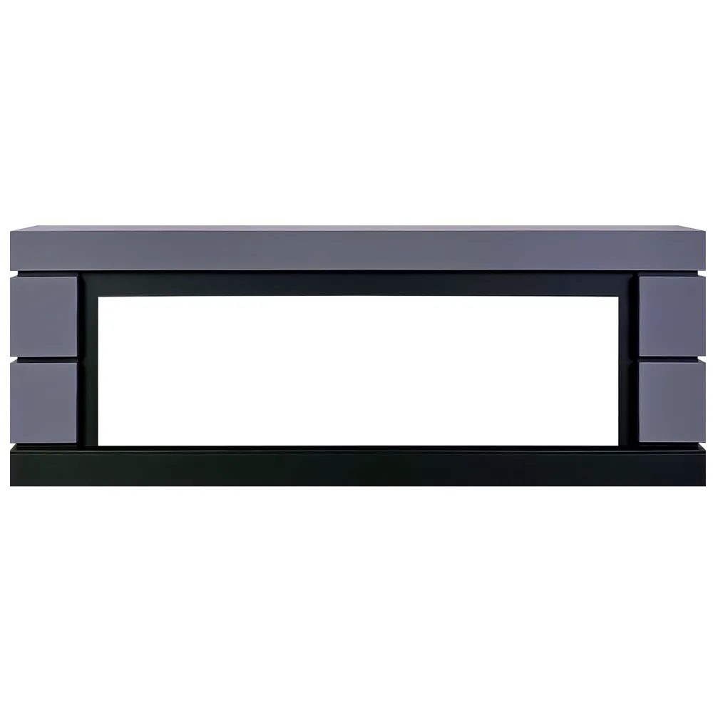 Портал Royal Flame Modern 60 (Разборный) - Серый графит с черным